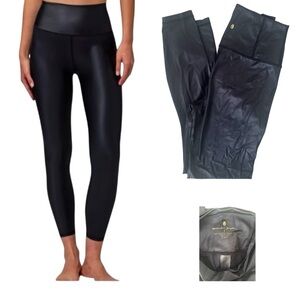 Spiritual Gangster Faux Leather Leggings